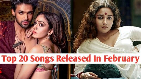 Top 20 Hindi Songs Released In February Muzix Youtube