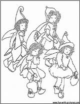 Coloring Fairy Fairies Pages Little Colouring sketch template