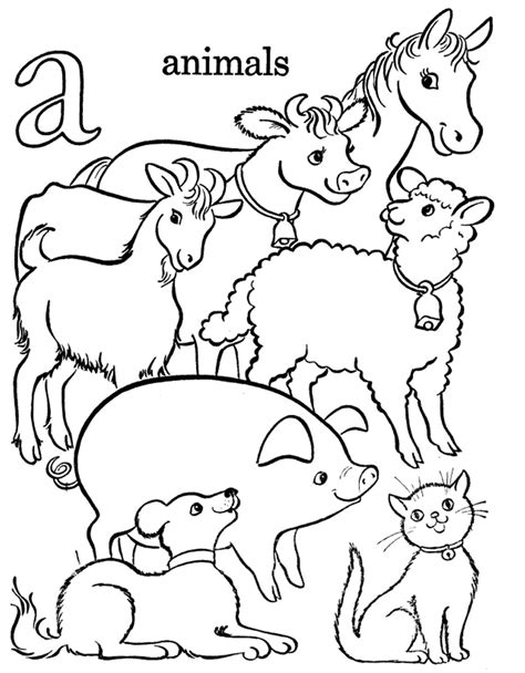 printable farm animals coloring pages  macdonald   farm