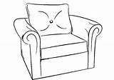 Coloring Furniture Pages sketch template