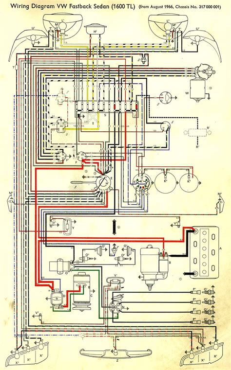 beetle generator wiring diagram