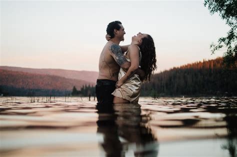 Couple S Lake Boudoir Shoot Popsugar Love And Sex Photo 2