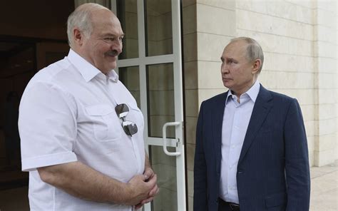 belarus leader threatens   russian nukes   face  aggression