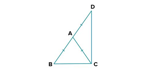 Δ Abc Is An Isosceles Triangle In Whichab Ac Side Bais Produced To D