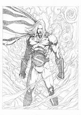 Sentry Returns Marvel Return Page2 Colors Inks Choose Board Drawings Comic sketch template