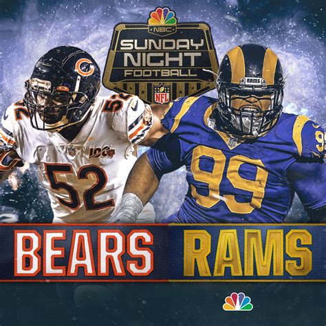Watch Live Sunday Night Football Bears Vs Rams Wwlp
