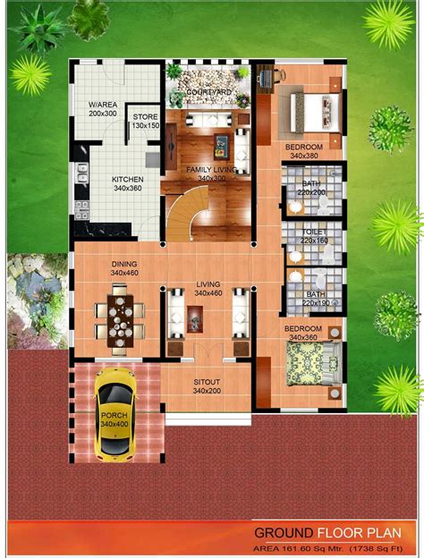 latest kerala house plan  elevation   sqft