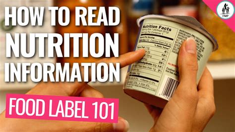 read nutrition information food labels explained youtube