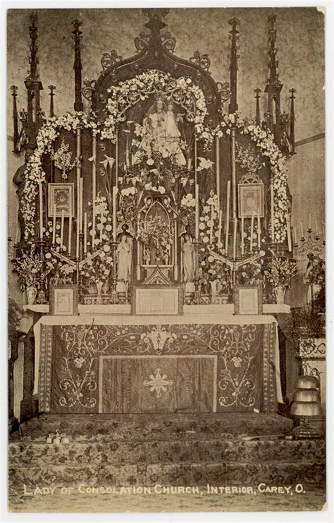 catholic architecture  history  toledo ohio  view   altar
