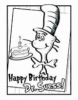 Suess Coloring Dr Pages Getcolorings sketch template