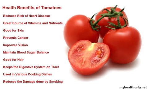 5 effective health benefits of tomatoes my health only
