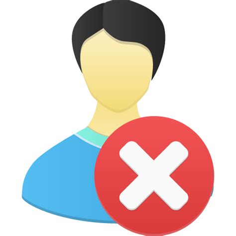 male user remove icon flatastic  iconset custom icon design