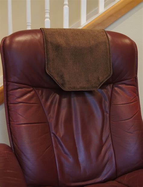 items similar  recliner chair headrest cover chocolate brown  etsy