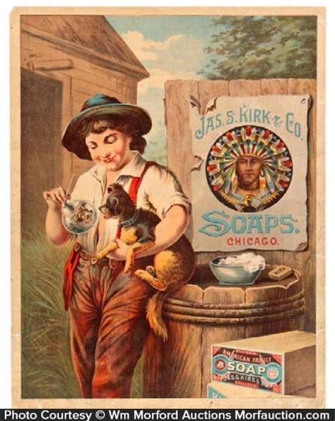 antique advertising kirk soap sign antique advertising