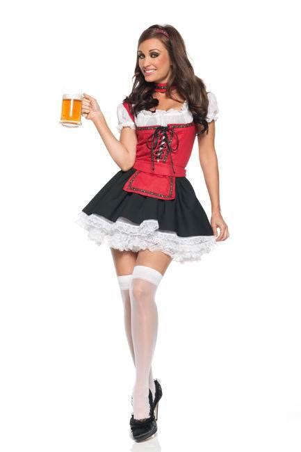 2018 Sexy German Beer Garden Girl Costume Beer Maid Costume Oktoberfest