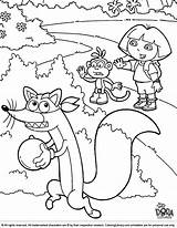 Dora Coloring Pages Explorer Swiper Swiping Coloringlibrary Colouring Fox Color Cartoon Printable Map Sheets Choose Board sketch template