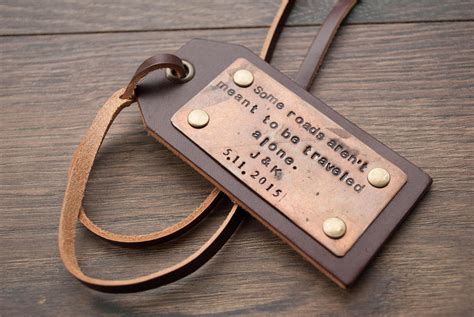 personalized luggage tag leather luggage tag travel