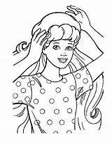 Coloring Pages Choose Board Barbie sketch template