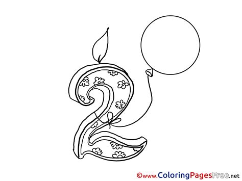 years birthday  coloring pages