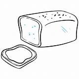 Loaf sketch template