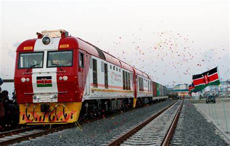 kenya  opened   billion chinese built railway  largest