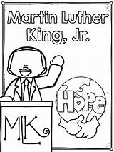 Luther Martin King Coloring Jr Pages Worksheets Mlk Printable Sheet Print Kids Activities Book Dr Hope Color Preschool Kindergarten Aston sketch template