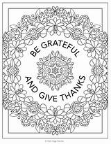 Coloring Pages Gratitude Kids sketch template