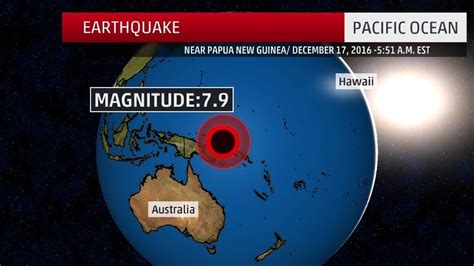 7 9 Magnitude Earthquake Hits Off Papua New Guinea Coast The Weather