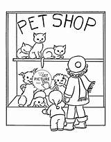 Coloring Pet Pages Animals Getcolorings Printable sketch template