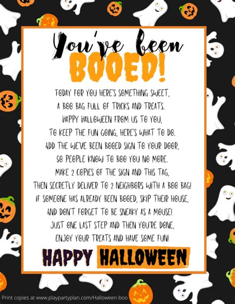youve  booed signs halloween boo ideas play party plan
