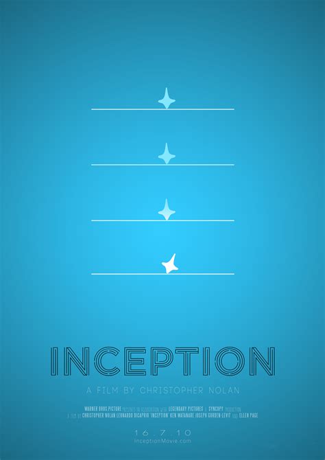 Inception [minimal Poster] Minimal Movie Posters Know