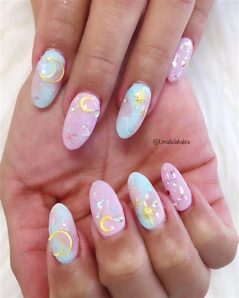 sailor moon nails gel nail art designs nail spa gel nails inspo