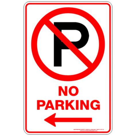 parking p arrow left discount safety signs  zealand