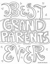 Grandparents Coloring Pages Grandma Printable Labor Cards Doodle Sheets Worlds Color Nana Kids Alley Colouring Activities Happy Print Crafts Religious sketch template