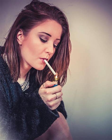 girls smoking cigarettes cigar and holder photo