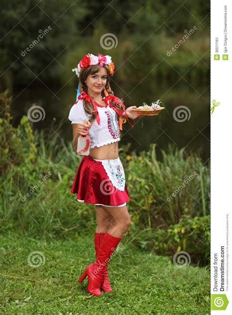 Ukrainian Girl Stock Image Image Of River Beautiful