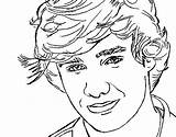 Coloring Pages Direction Getcolorings Harry Styles sketch template