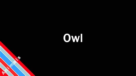 pronounce owl youtube