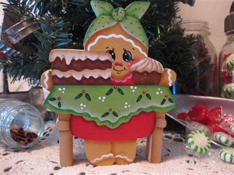 hp gingerbread christmas bake sale shelf sitter hand