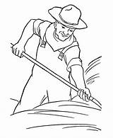 Coloring Farmer Pages Farm Working Work Hay Web Sheets Clipart Chores Kids Activity Charlotte Colouring Drawing Animals Un Books Drawings sketch template