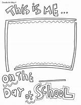 End Sheet Doodles Beginning Vpk Colouring Activity Educativeprintable Classroomdoodles Daycare Schule Scrolling Educative sketch template