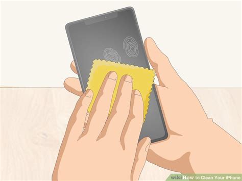 easy ways  clean  iphone  steps  pictures wikihow