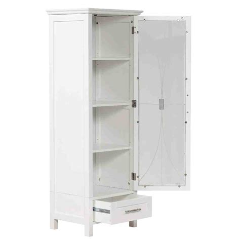 white linen cabinet  bathroom home furniture design