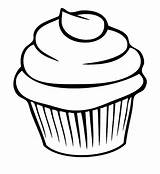 Cake Chocolate Coloring Pages Cup Netart sketch template