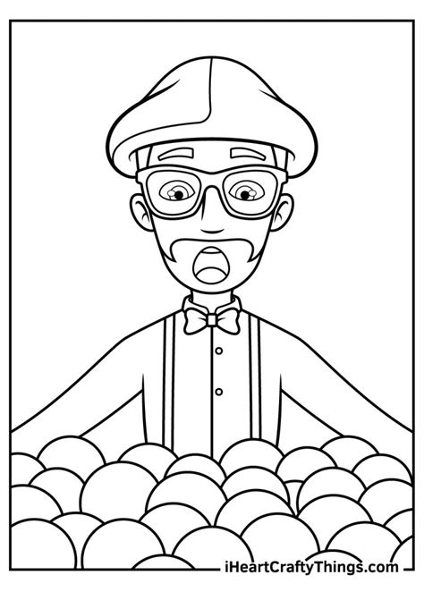 coloring page blippi coloring ukup
