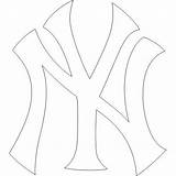 Yankees Logo York Coloring Pages Ny Template Baseball Cap Yankee Clipart Google Clip Templates Logos Birthday Silhouette Cliparts Library Party sketch template
