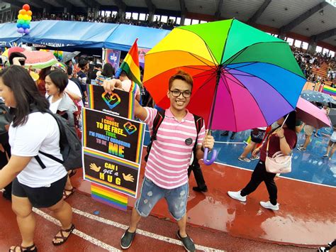 despite rain thousands march for equality in manila s pride parade