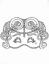 Mask Coloring Masks Carnival Kids Pages Print Color Kid Printable Justcolor Mandala Beautiful Getdrawings Getcolorings sketch template