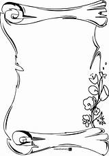 Borders Printable Frames Clipart Coloring Pages Border Mother Visit sketch template