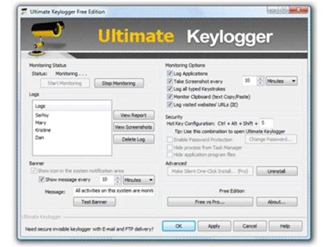 keylogger freeware